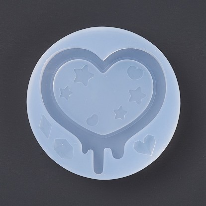 Heart Silicone Molds, Quicksand Molds, Resin Casting Molds, for UV Resin & Epoxy Resin Jewelry Making