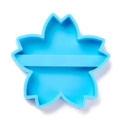 Flower DIY Mobile Phone Support Silicone Molds, Resin Casting Molds, For UV Resin, Epoxy Resin Jewelry Making