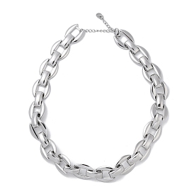 304 мужские ожерелья-цепочки из звеньев из нержавеющей стали