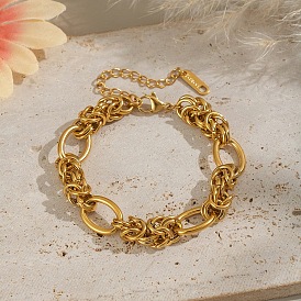 304 Браслеты из нержавеющей стали с звеньями для женщин