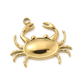 304 Stainless Steel Pendants, Crab Charm