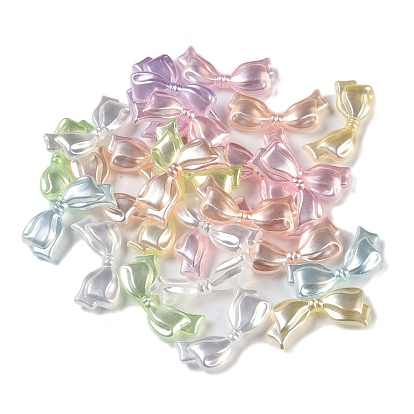 Plating Acrylic Beads, Bowknot