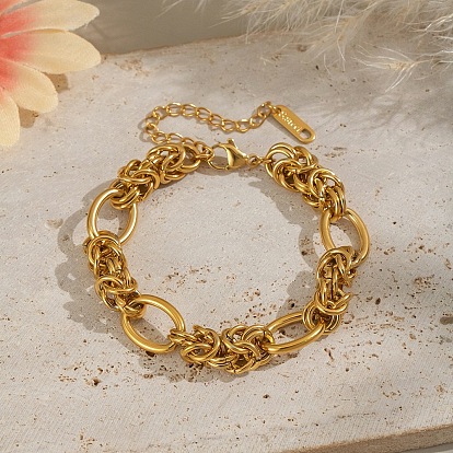 304 Браслеты из нержавеющей стали с звеньями для женщин