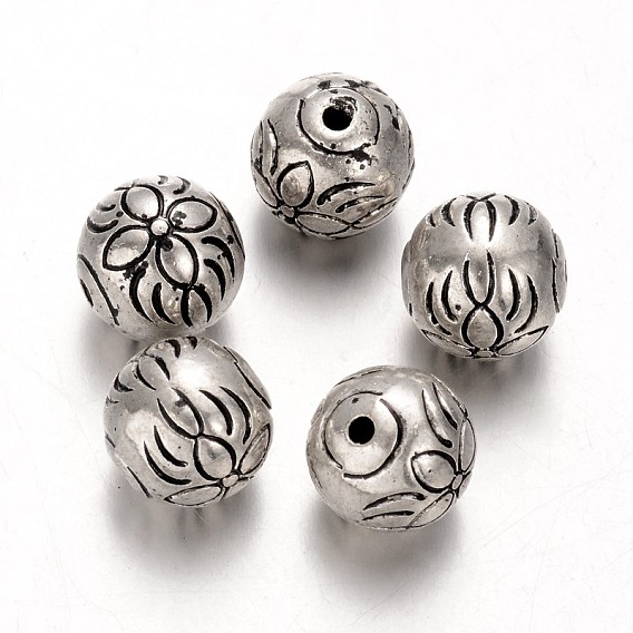 Perles rondes en plastique ccb, 12mm, Trou: 2mm