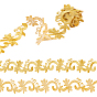 Computerized Embroidery Cloth Iron On/Sew On Patches, Costume Accessories, Appliques, Floral Pattern