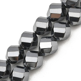 Терагерц каменные бусы пряди, граненые, твист