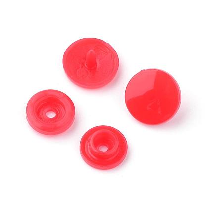 Plastic Snap Fasteners, Raincoat Snap Buttons, Flat Round