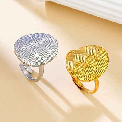 304 открытые манжеты из нержавеющей стали для женщин, круглые сетки