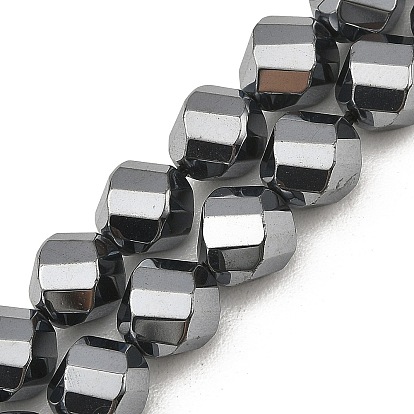 Терагерц каменные бусы пряди, граненые, твист