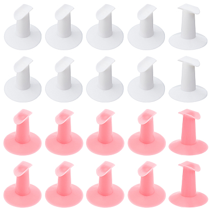 20Pcs 2 Colors Nail Finger Holder Bracket Stand, Fixed Finger Holder