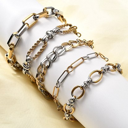 304 браслеты-цепочки из нержавеющей стали для женщин