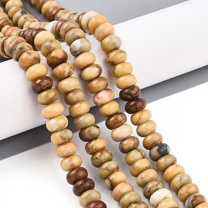 Природные желтые опал бусины пряди, рондель