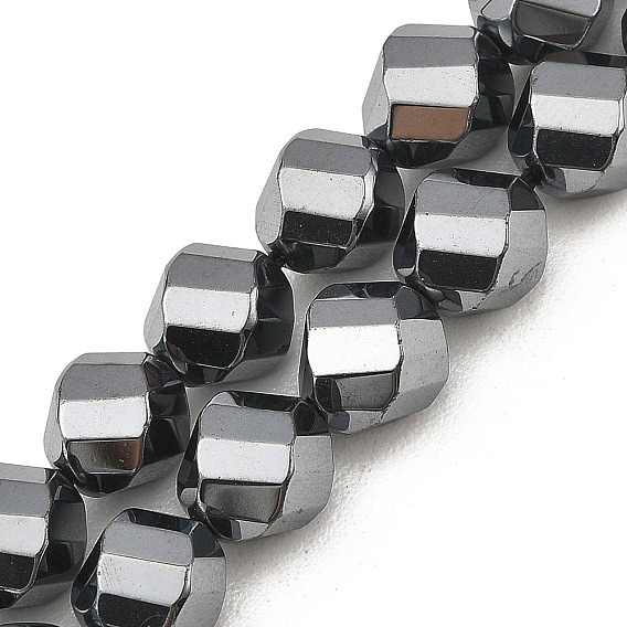 Терагерц каменные бусы пряди, граненые, твист