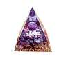 Crystal Ball Resin Crystal Pyramid Decoration Resin Crafts Home Decoration Car Office Decoration