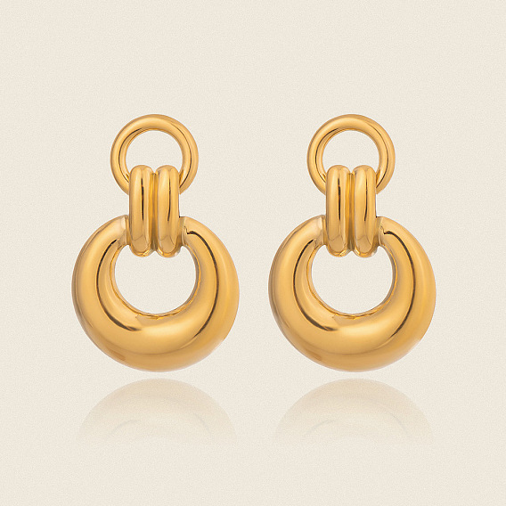 304 серьги-кольца из нержавеющей стали