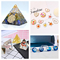 Olycraft DIY Crystal Epoxy Resin Material Filling Kits, with UV Gel Nail Art Tinfoil & Glitter, Gemstone Chip Beads, Acrylic Pearl, Copper Wire