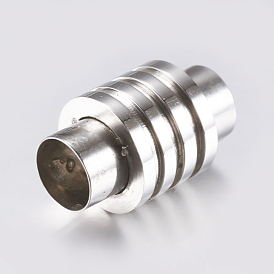 304 fermoirs magnétiques en acier inoxydable avec extrémités à coller, colonne