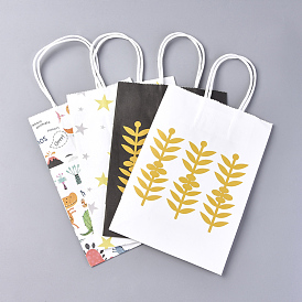 Paper Bags, with Handles, Gift Bags, Shopping Bags, Rectangle
