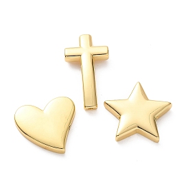 Brass Beads, Cadmium Free & Lead Free, Rack Plating, Long-Lasting Plated, Real 18K Gold Plated