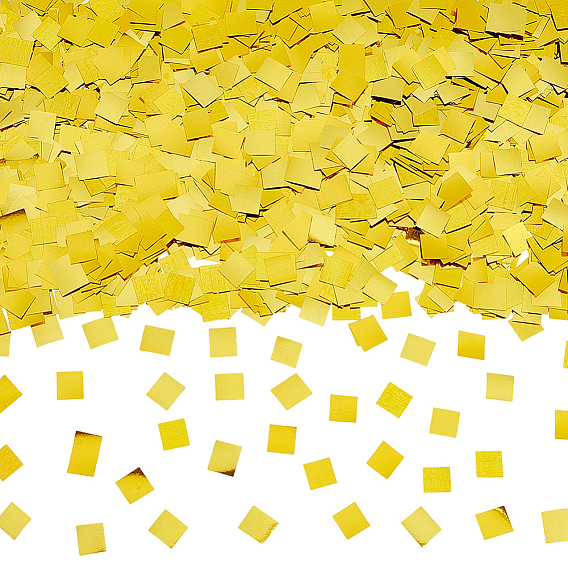 50г пластиковых конфетти для ПЭТ, Sqaure, для празднования вечеринки