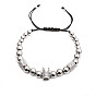 Bracelet couronne hexagonale scintillant avec pierres de zircon - accessoire de mode pour femme