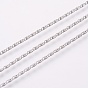 304 Stainless Steel Lumachina Chains, with Spool, Unwelded