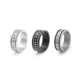 Узор рун викингов 304 кольца из нержавеющей стали