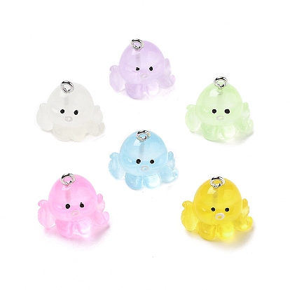 Подвески из смолы, с железом найти, прелести осьминога