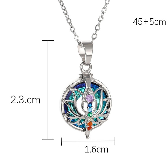 Сплав ожерелья шкентеля, плоско-круглые, красочный