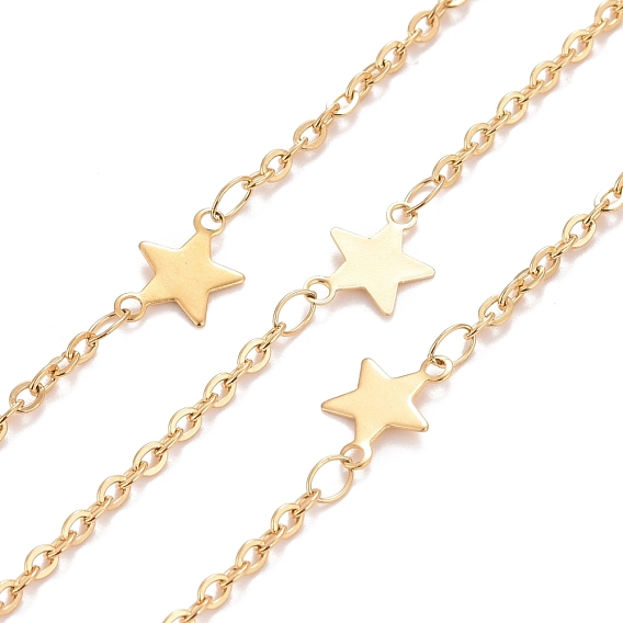 Вакуумное покрытие pvd 304 звездообразные кабельные цепи из нержавеющей стали, пайки, с катушкой