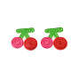 Printed Acrylic Cabochons, Cherry