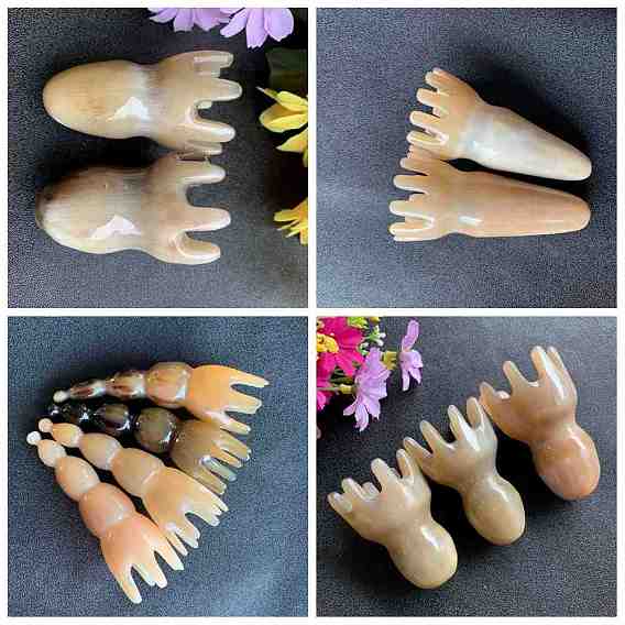 Массажные гребни из смолы, гребни осьминога, массажные инструменты