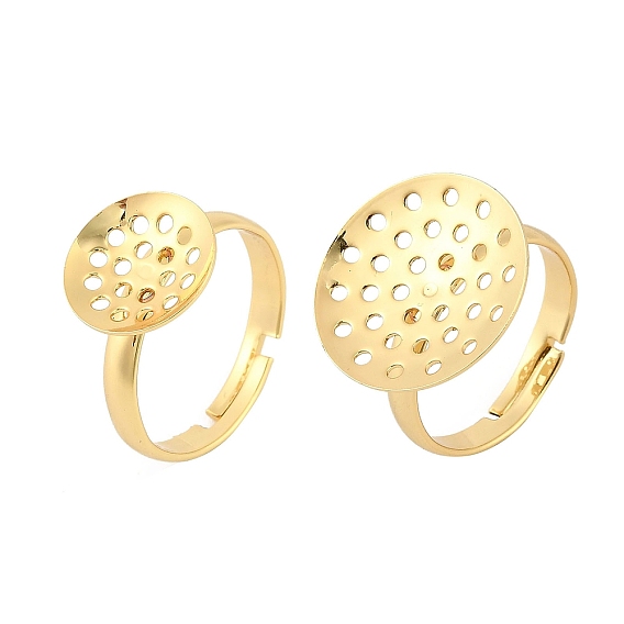 Латунные регулируемые сито кольцо баз, долговечный, стойки покрытие, без свинца и без кадмия