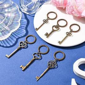 6шт. брелоки из сплава, с раздельными брелоками