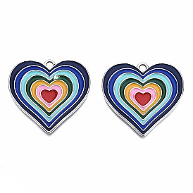 Стойки подвески обшивки сплава, с эмалью, без кадмия и без свинца, сердце