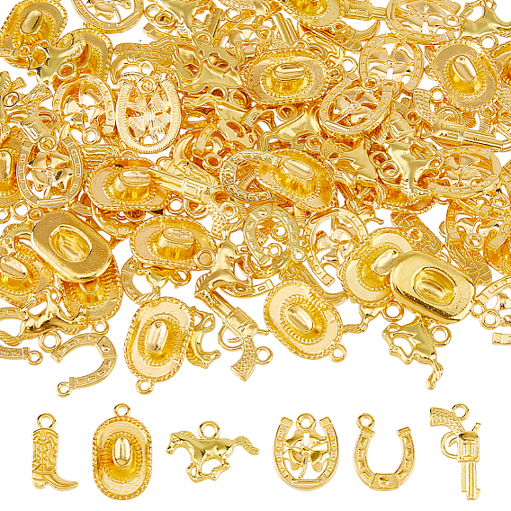 120 шт 6 стили подвески из сплава в тибетском стиле