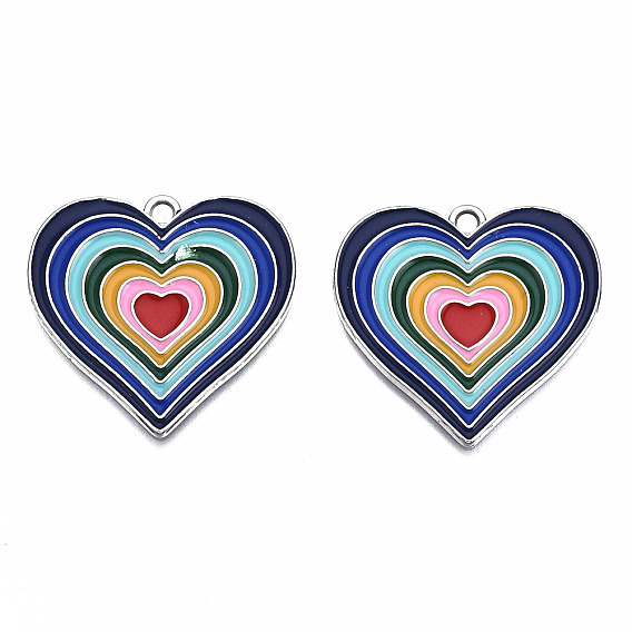 Стойки подвески обшивки сплава, с эмалью, без кадмия и без свинца, сердце