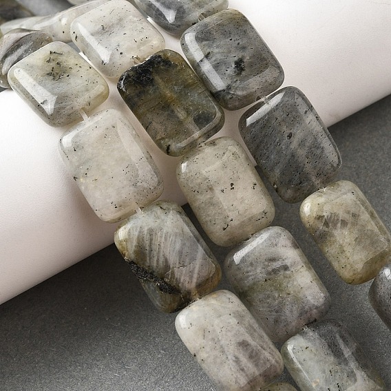 Природные лабрадорита бисер нитей, прямоугольные