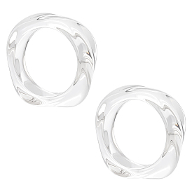 2шт. акриловые браслеты для женщин, кольцо