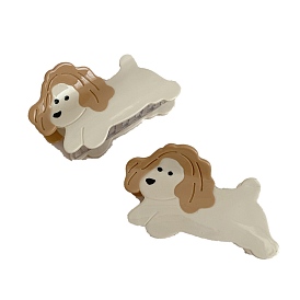 Заколки для волос с когтями из ацетата целлюлозы (смола), собака, аксессуары для волос для женщин и девочек