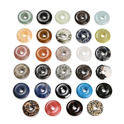 Драгоценный камень подвески, подвески в виде пончиков/пи-дисков