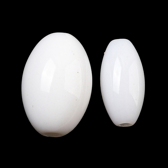 Непрозрачные акриловые бусины, рис/бочка