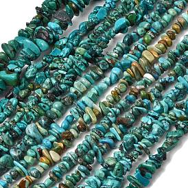 Натуральные нити бирюзовый шарик Hubei, самородок