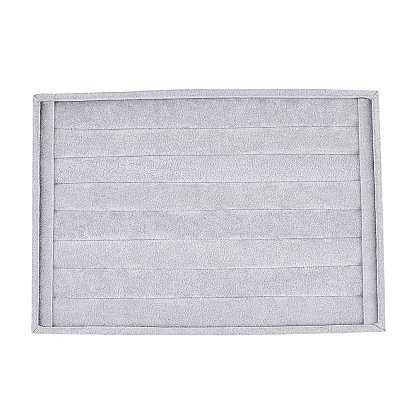 Дисплеев бархат кольцо, с дерева и губки, кубоид, 350x240x30 мм