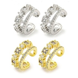 Серьги-манжеты из циркония, для женщин