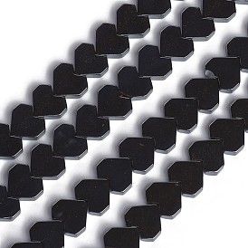 Non-magnetic Synthetic Hematite Beads Strands, Heart