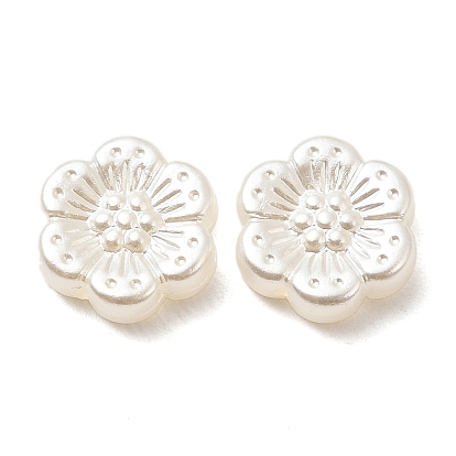 Абс пластиковые жемчужные бисера, цветок