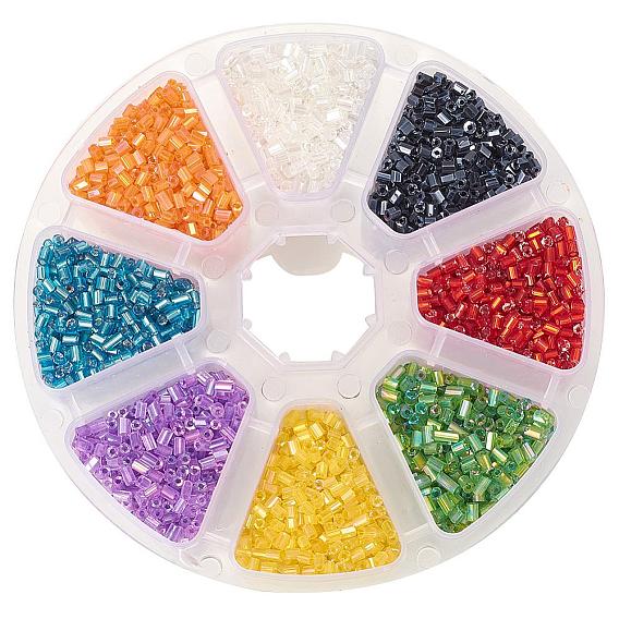 Dos granos de la semilla de cristal tallado, hexágono