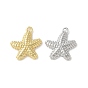 Латунные подвески, прелести морская звезда, прочное покрытие, без кадмия и без свинца