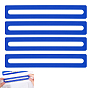 Lecteur de règles de mahjong en acrylique, chercheur de lignes de mahjong, rectangle